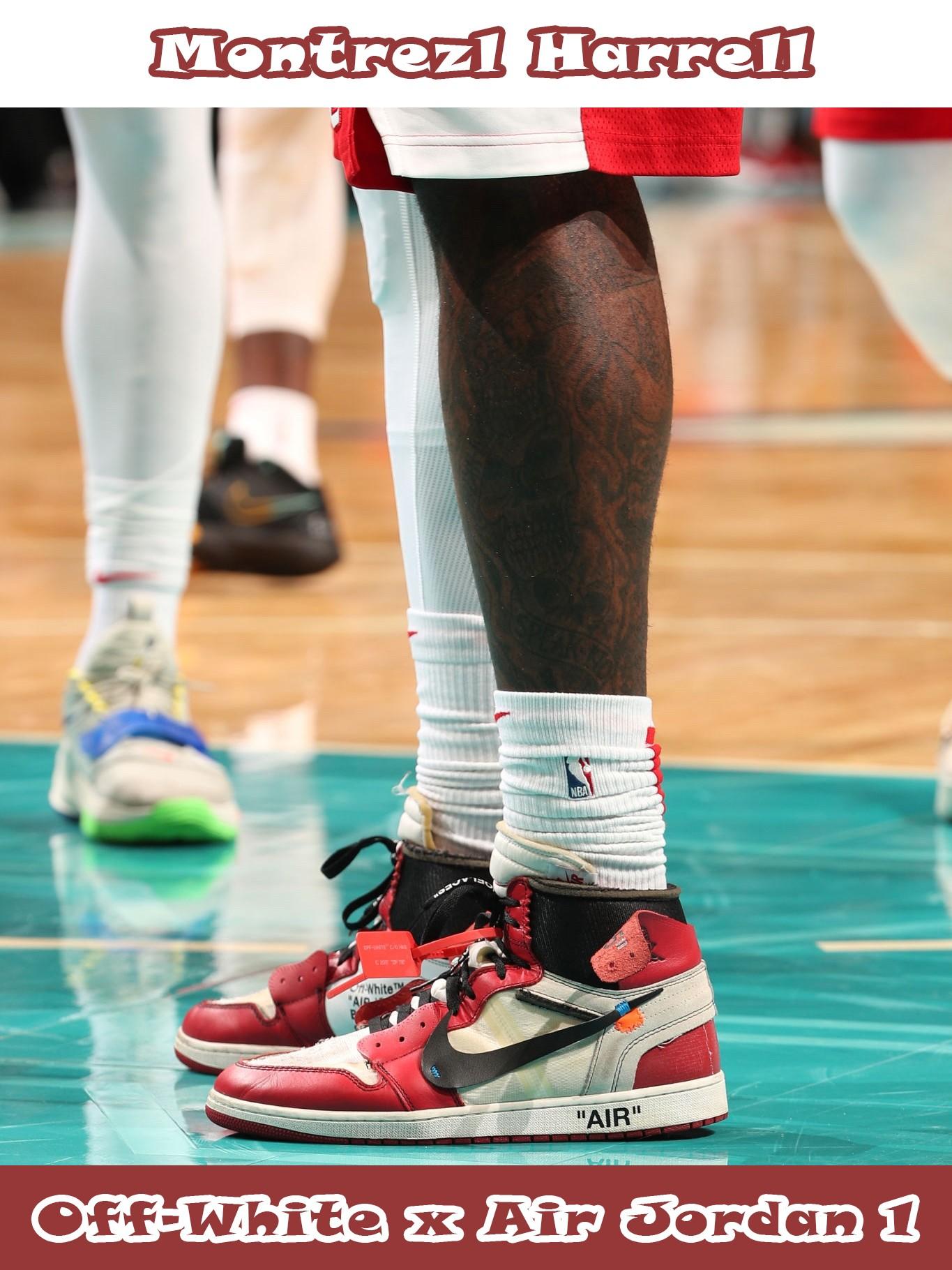 太狠啦!竟然穿市价过万的OW AJ1打NBA?!